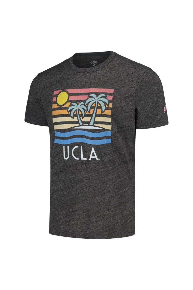 Men's League Collegiate Wear Heather Charcoal UCLA Bruins Hyper Local Victory Falls Tri-Blend T-Shirt, Alternate, color, Heather Charcoal