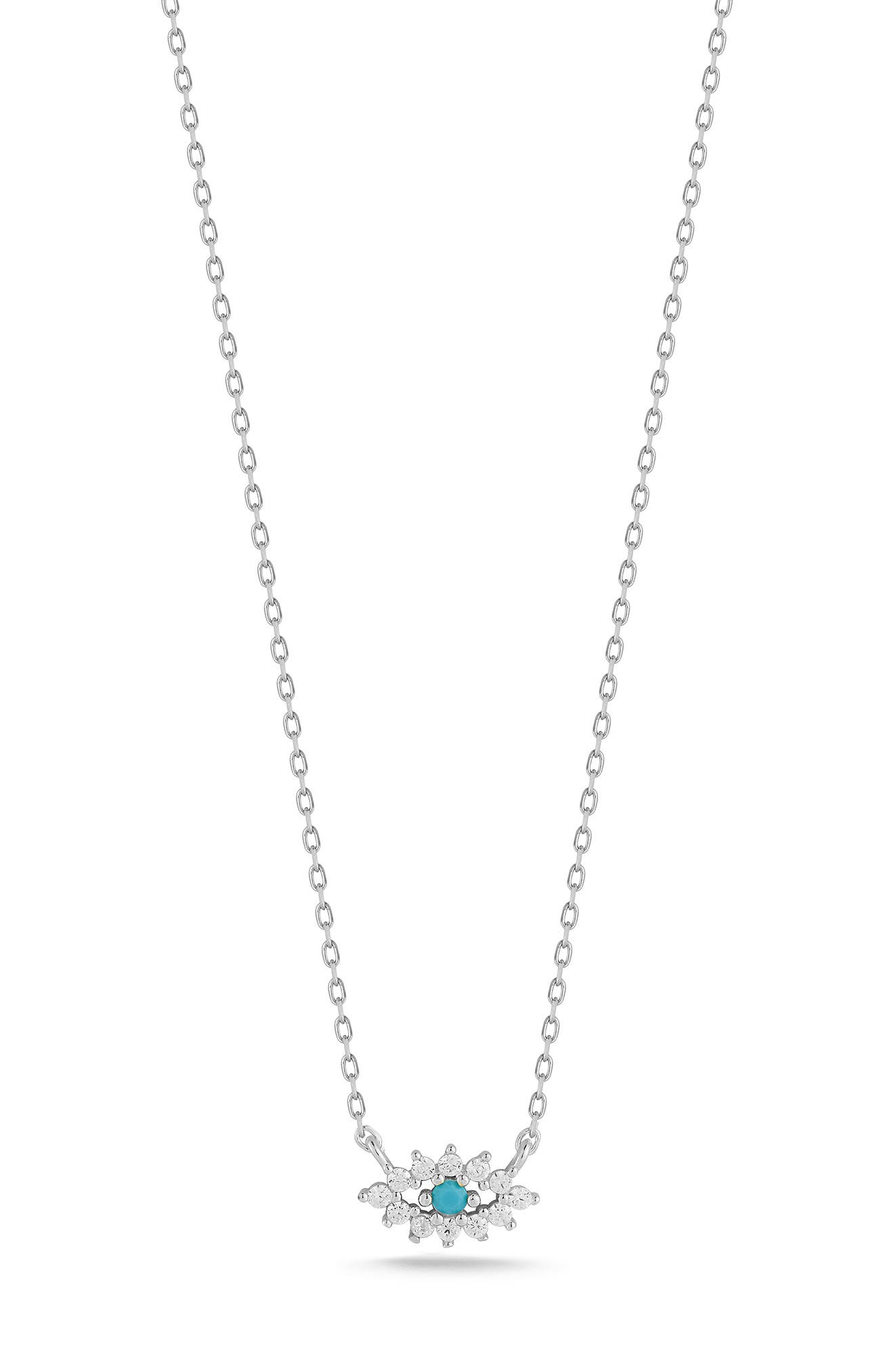 SPHERA MILANO CZ Evil Eye Pendant Necklace