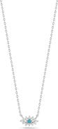 SPHERA MILANO CZ Evil Eye Pendant Necklace