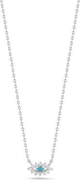 SPHERA MILANO CZ Evil Eye Pendant Necklace