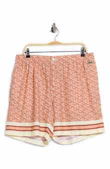 Monogram Relaxed Fit Pull-On Shorts