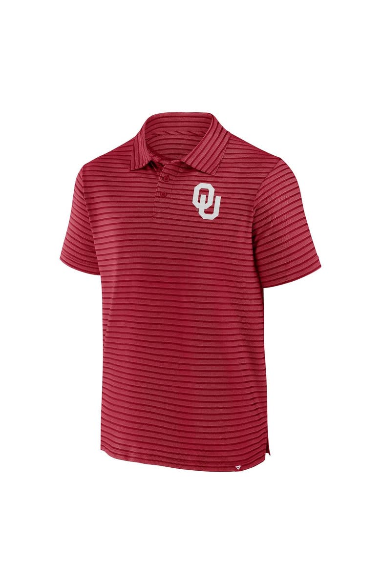 FANATICS Men's Fanatics Crimson Oklahoma Sooners Victory Calls Stripe Polo, Alternate, color, Crimson