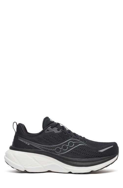 Saucony Hurricane 25 Running Shoe In Black