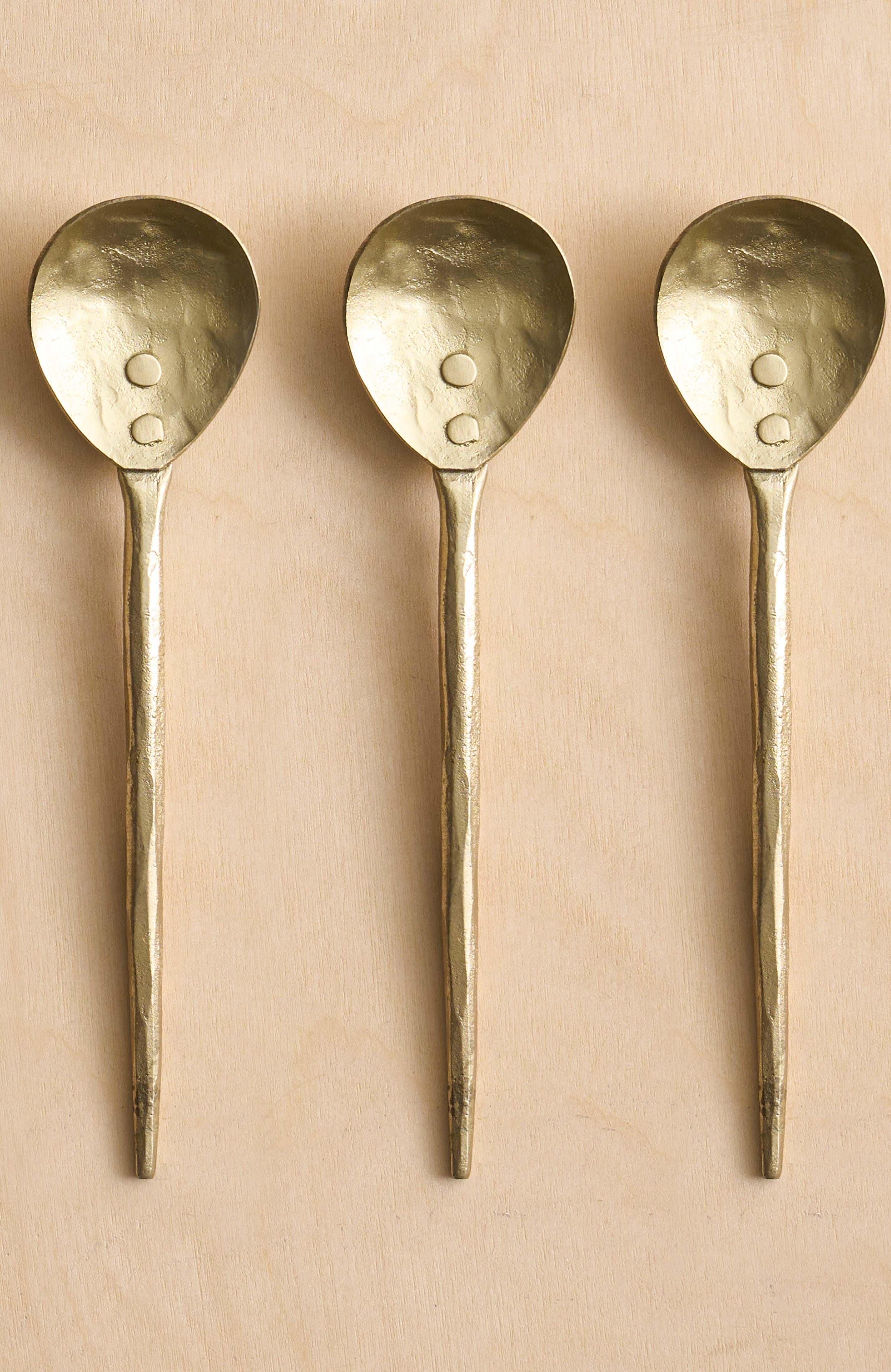 The Collective Home Forge Brass Spoons - Thumbnail 3