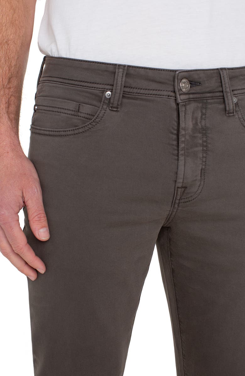 Liverpool Los Angeles Regent Relaxed Straight Leg Twill Pants, Alternate, color, Deep Earth