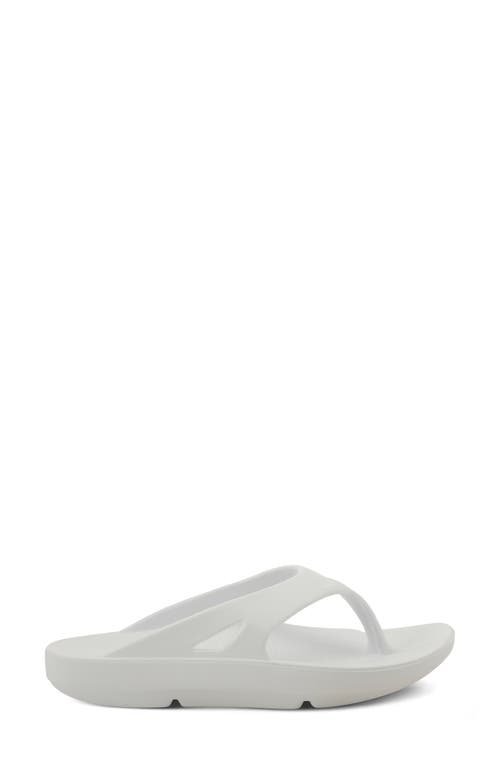 Flexus By Spring Step Osmar Flip Flop In White