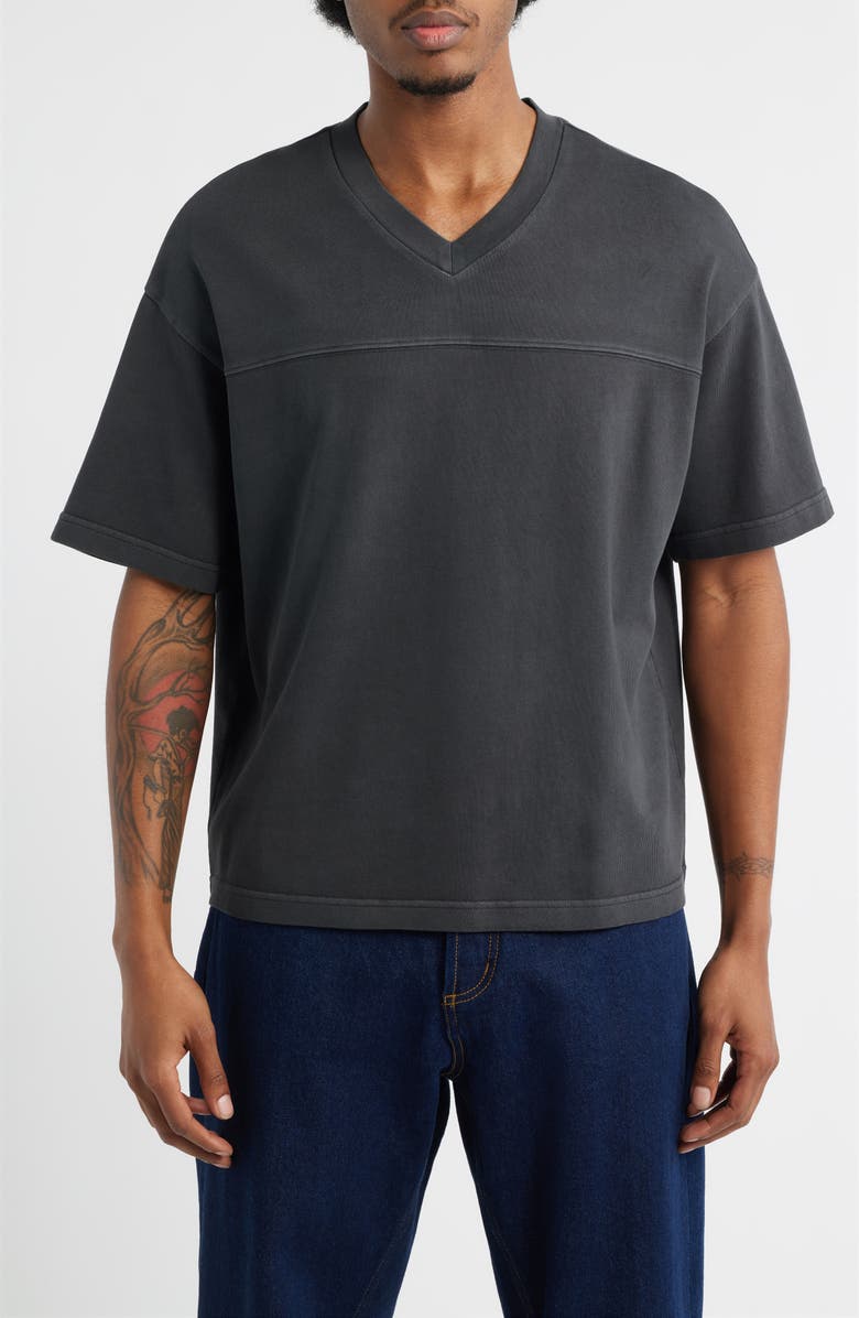 BP. Seamed Heavyweight T-Shirt, Main, color, Black Faded