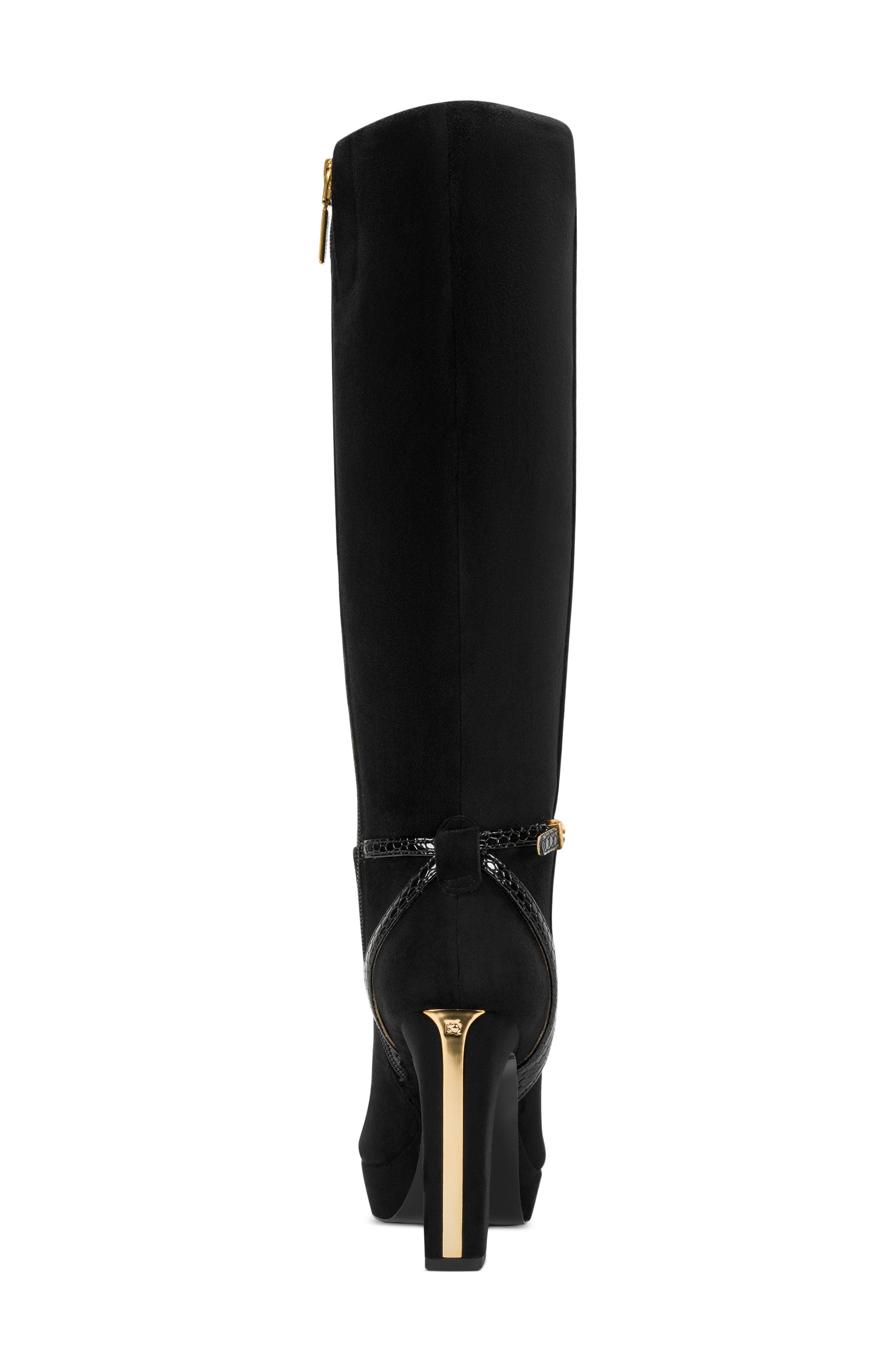 Sparrow Platform Boot, Alternate, color, BLACK