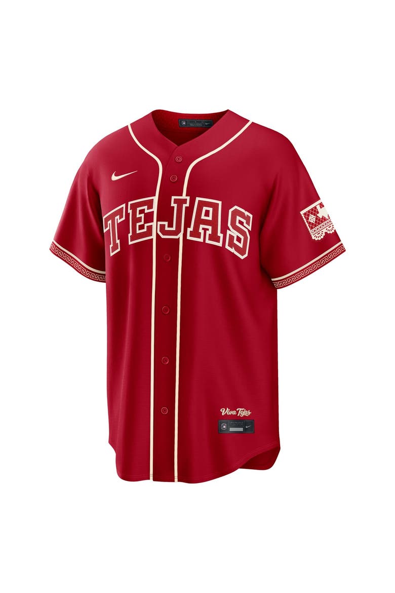 Men's Nike Nathan Eovaldi Red Texas Rangers 2026 City Connect Stadium Jersey, Alternate, color, Red