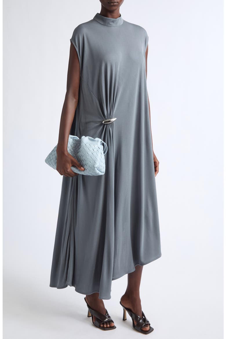 Embellished Crepe Jersey Maxi Dress, Alternate, color, 1379 HARBOR GREY
