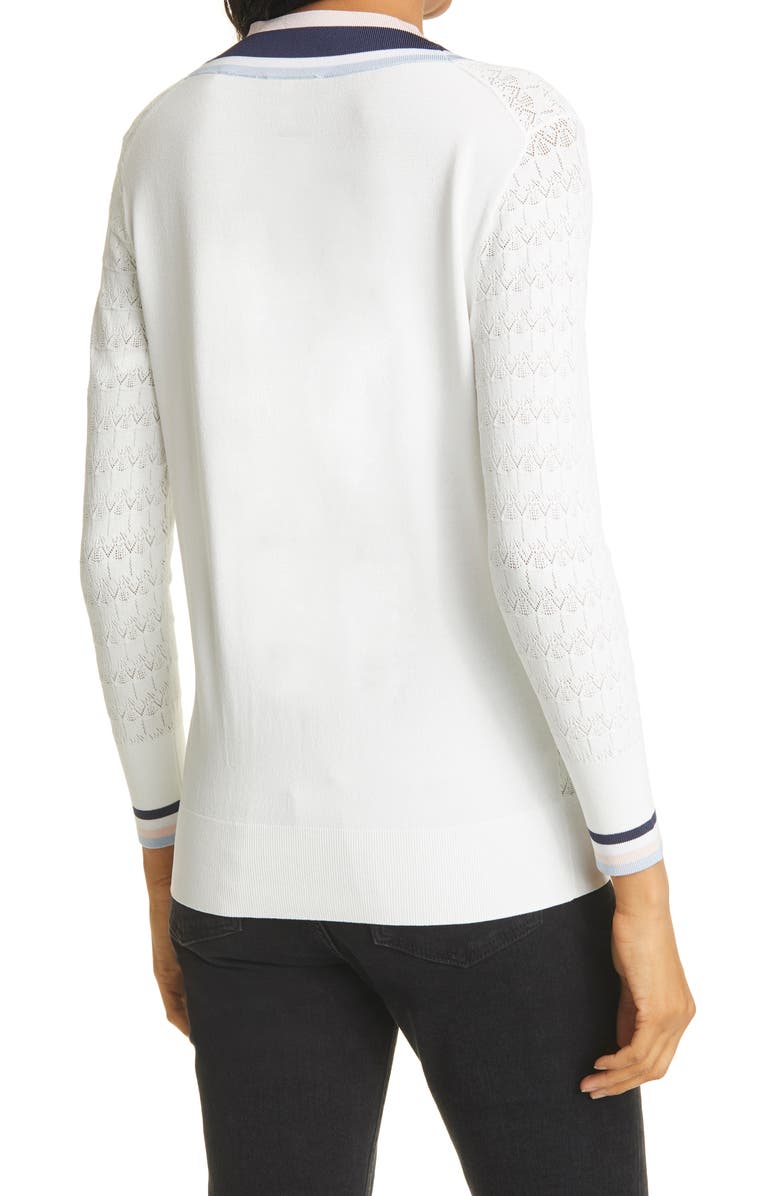 Ted Baker London Almahh Cricket Stripe Sweater, Alternate, color, 