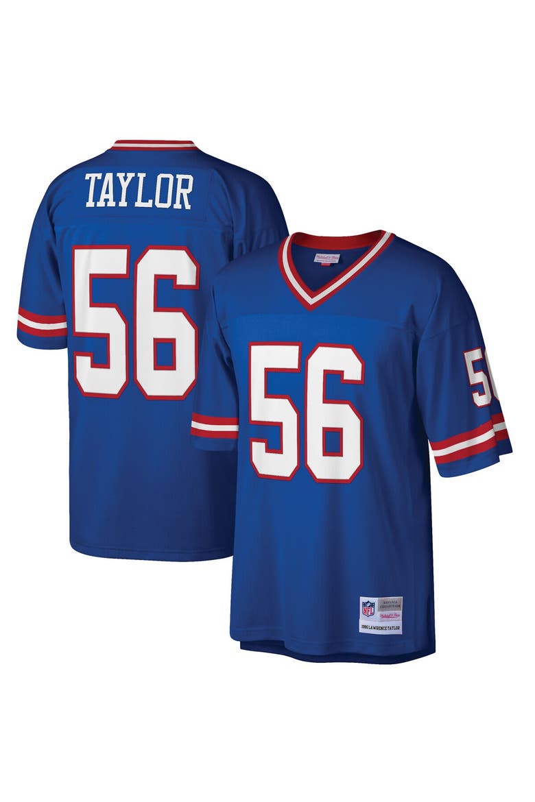 Men's Mitchell & Ness Lawrence Taylor Royal New York Giants Big & Tall 1986 Retired Player Replica Jersey, Main, color, Royal