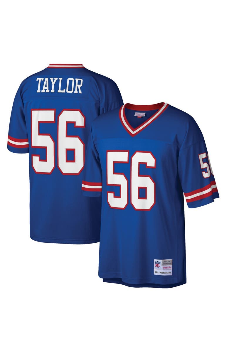 Mitchell & Ness Men's Mitchell & Ness Lawrence Taylor Royal New York Giants Big & Tall 1986 Retired Player Replica Jersey, Main, color, Royal