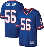 Mitchell & Ness Men's Mitchell & Ness Lawrence Taylor Royal New York Giants Big & Tall 1986 Retired Player Replica Jersey