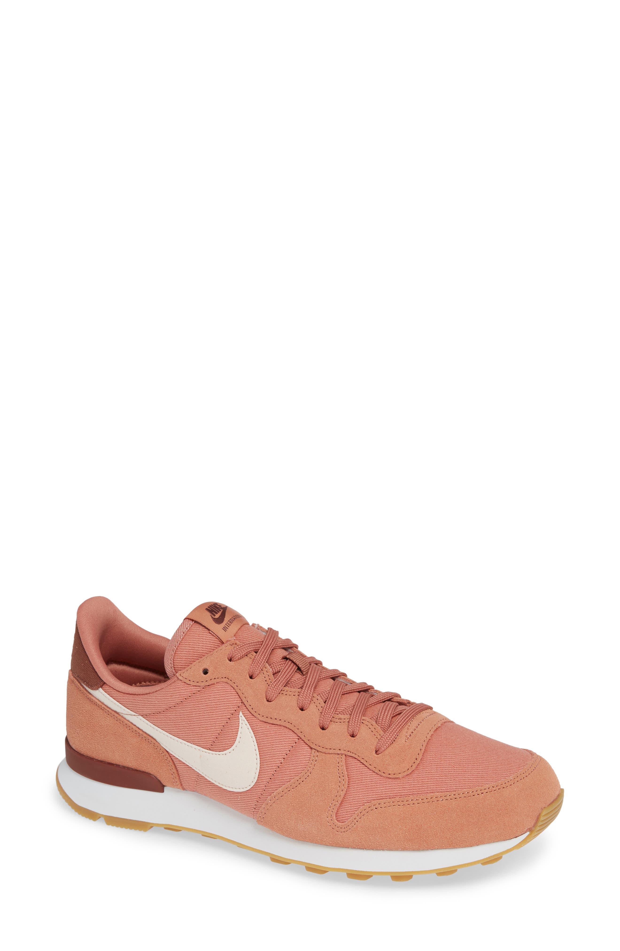 'Internationalist' Sneaker, Main, color, TERRA BLUSH/ GUAVA ICE/ WHITE