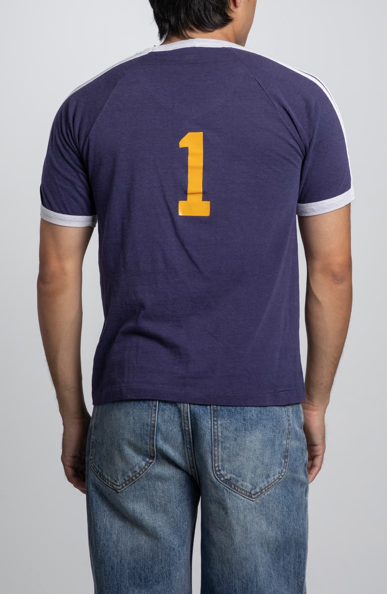 Elwood Vintage St. Paul's Jersey Tee, Alternate, color, Navy/ Yellow