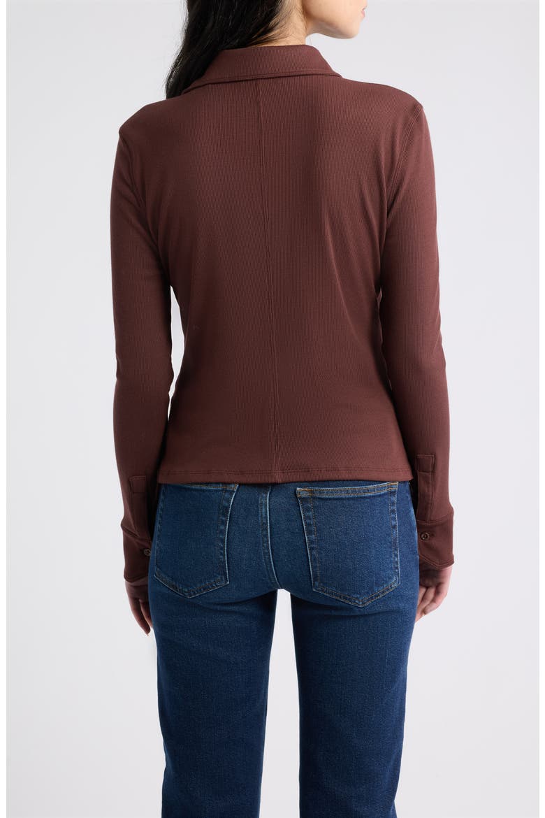 The Rib Pocket Top, Alternate, color, CURRANT