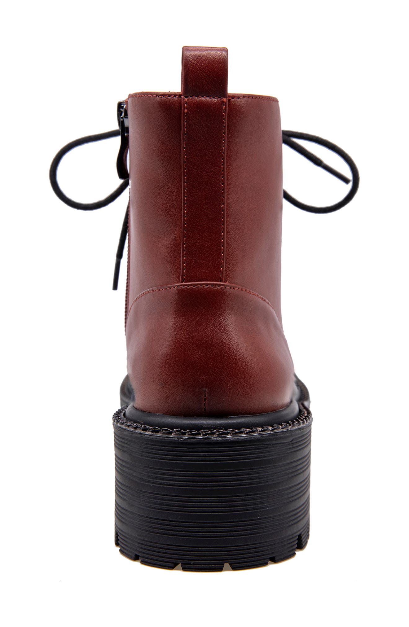 BCBGeneration Kayte Lug Sole Lace Up Combat Boot, Alternate, color, 