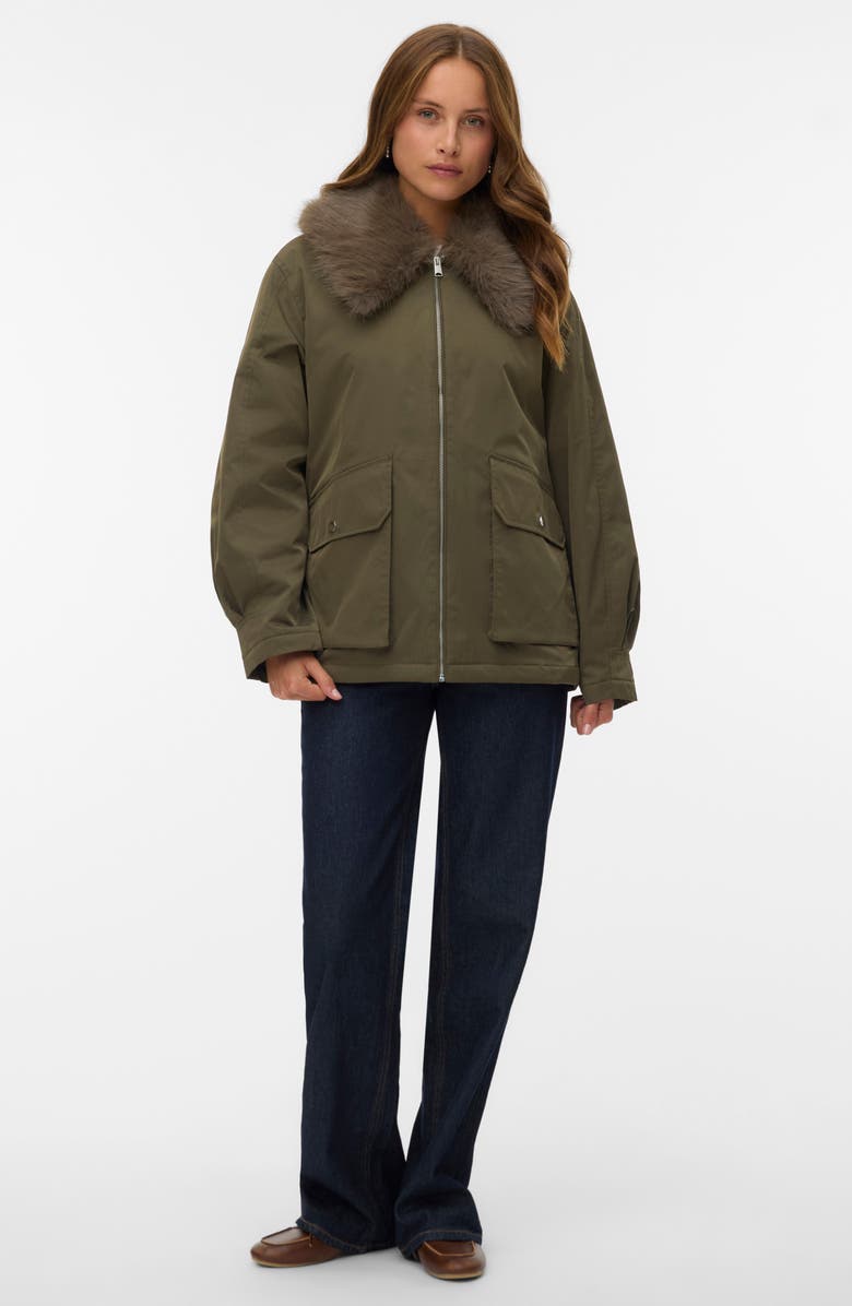 VERO MODA Seoul Water Resistant Jacket, Alternate, color, Grape Leaf