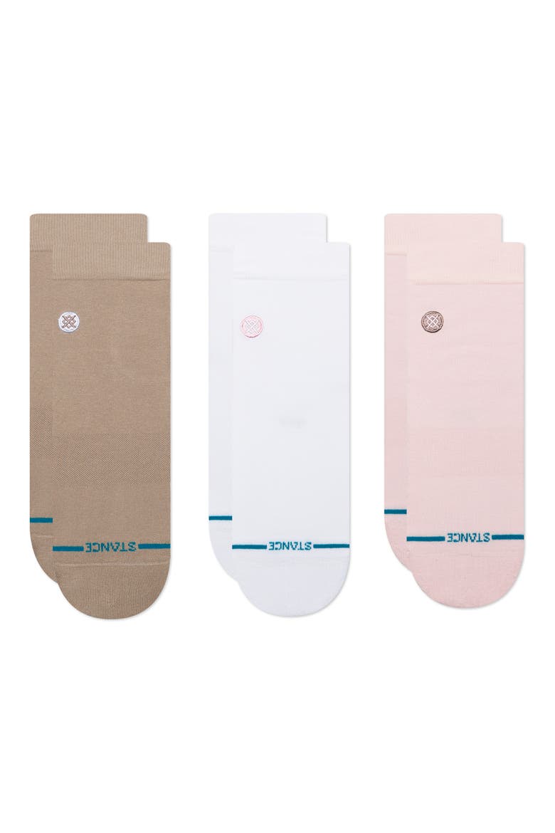 Icon Lowrider Assorted 3-Pack Socks, Main, color, MULTI PINK
