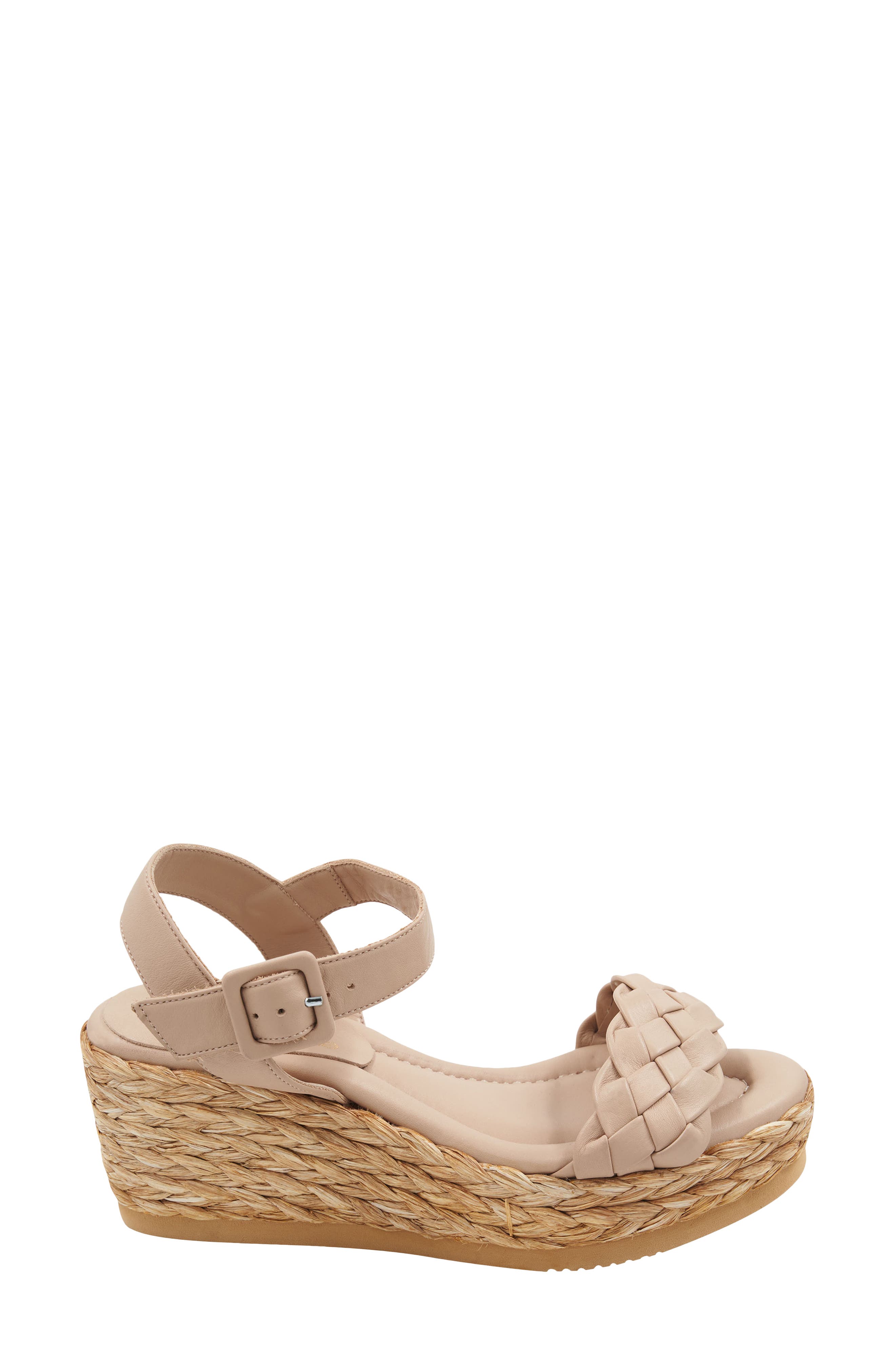 Cecilia Platform Wedge Sandal, Alternate, color, STONE