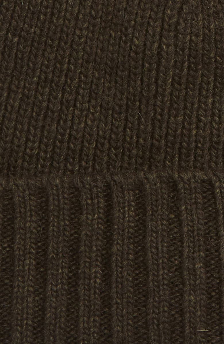 Barbour Carlton Wool Blend Beanie, Alternate, color, Dark Green