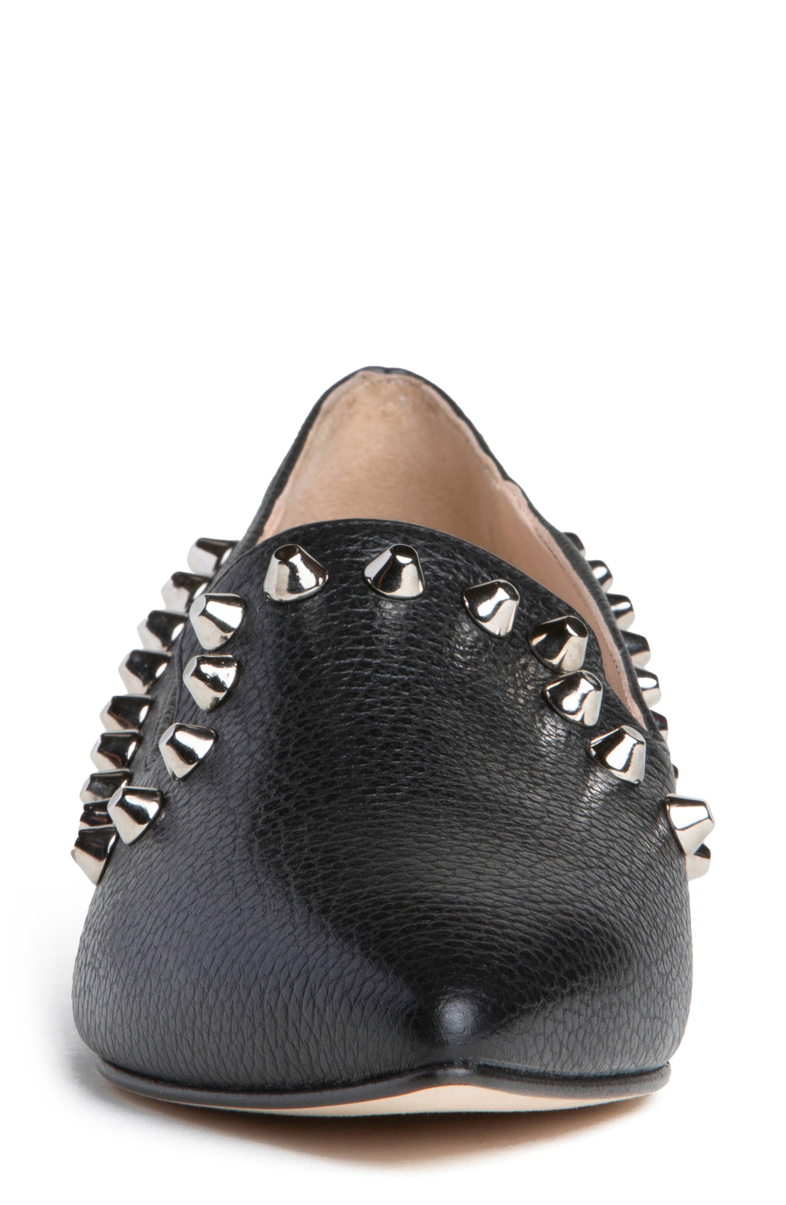 BEAUTIISOLES Celeste Pointed Toe Loafer, Alternate, color, Black