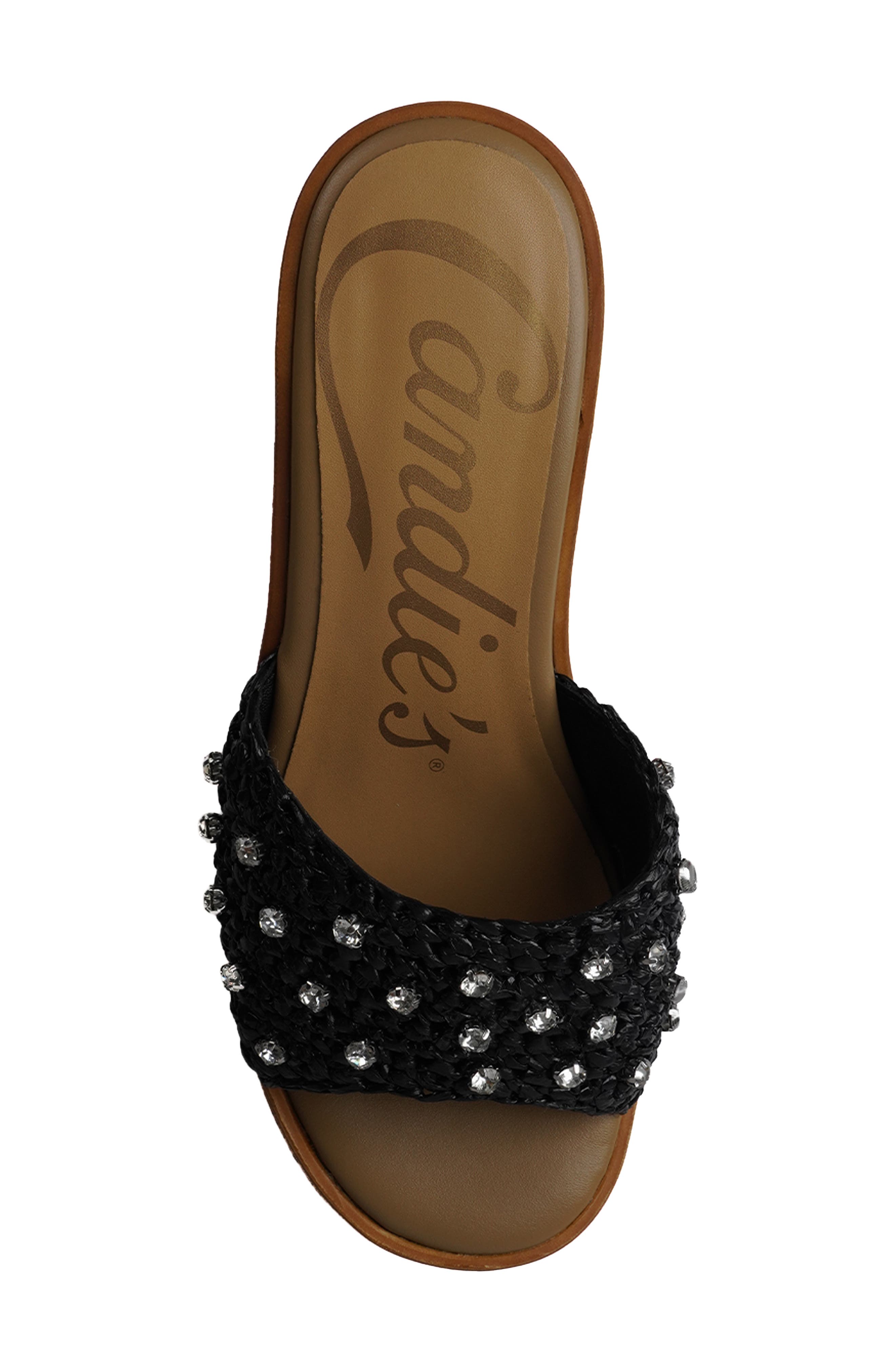 Candie
s Febe Platform Sandal, Alternate, color, Black