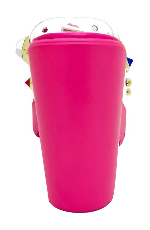 Ninety Union Palm Beach Wedge Sandal In Fuchsia