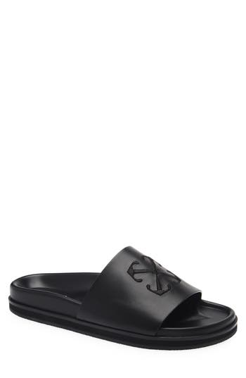 Off-white Cloud Arrow Slide Sandal In Black