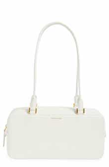 Veronica Beard Boxy Leather Shoulder Bag
