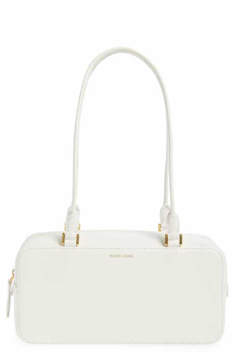 Veronica Beard Boxy Leather Shoulder Bag
