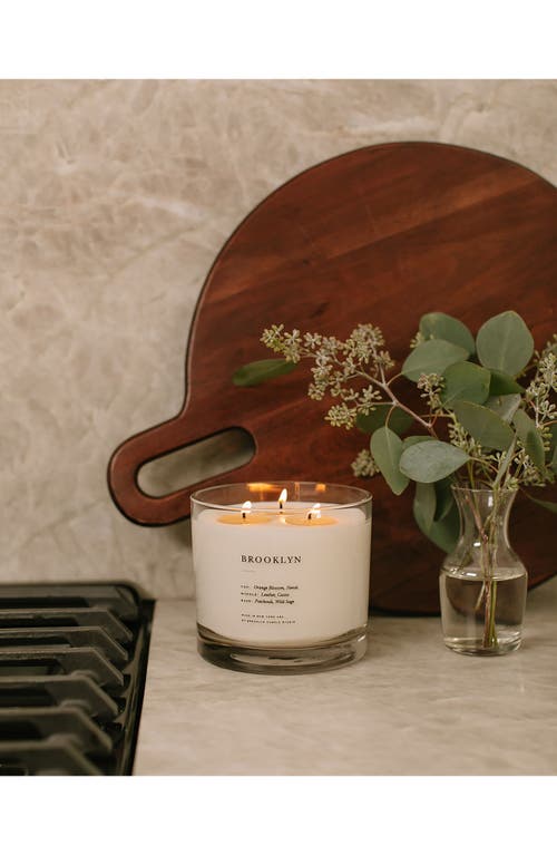 Brooklyn Candle Studio Brooklyn Xl 3-wick Candle In Gray