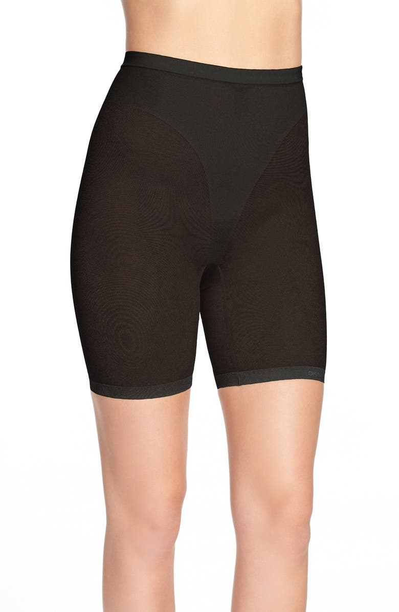 DKNY 'Sheers' Thigh Slimmer Shorts, Main, color,