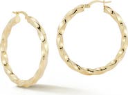 GLAZE JEWELRY Twist Hoop Earrings