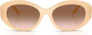 Ralph Lauren 55mm Oval Gradient Sunglasses