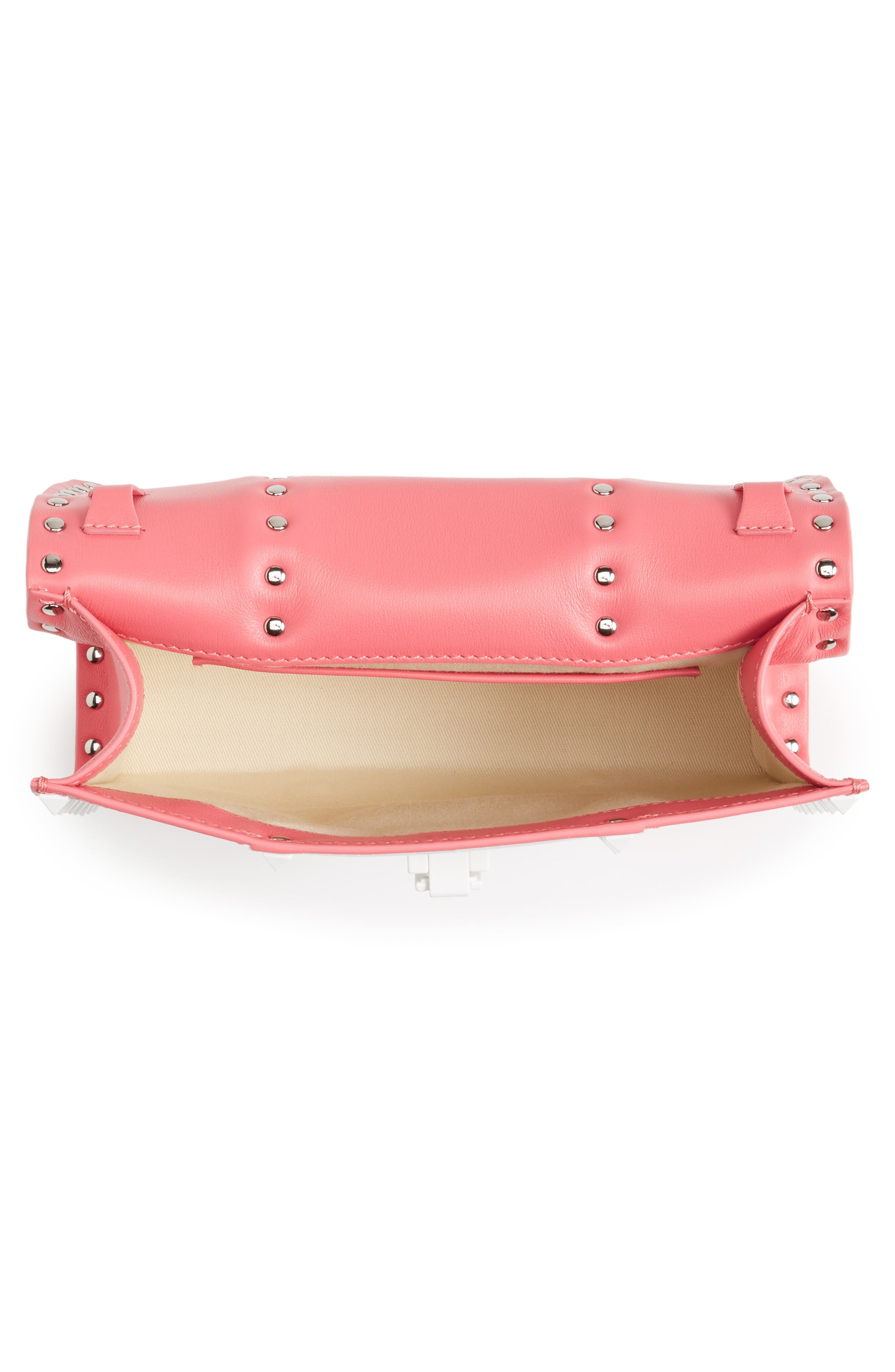 Valentino Garavani Rockstud Colorblock Leather Shoulder/Crossbody Bag, Alternate, color, 