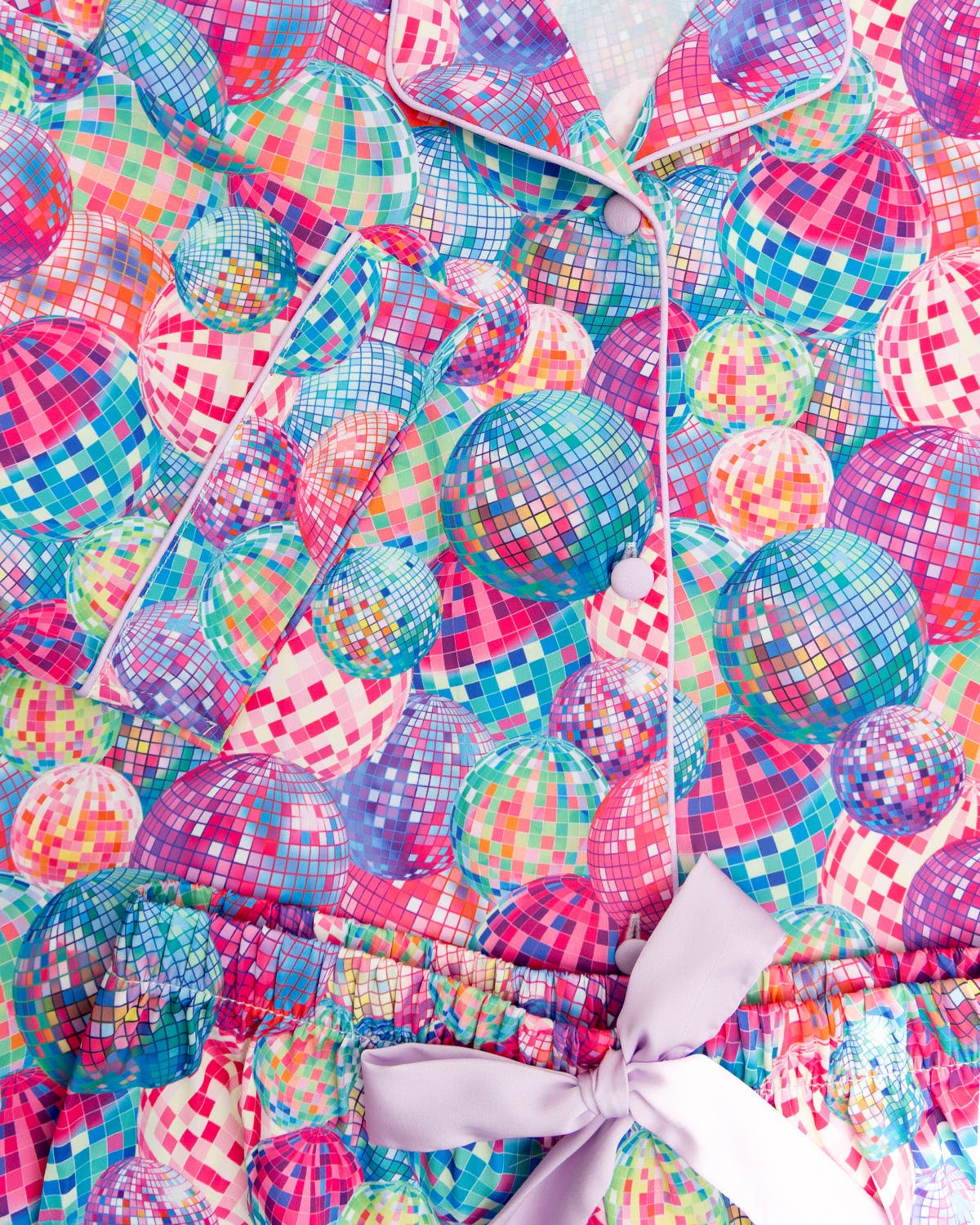 Sunshine Society Kids Disco Silky Short Set | Nordstrom