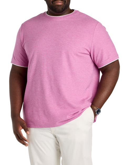 Big & Tall Piqué Crewneck T-Shirt