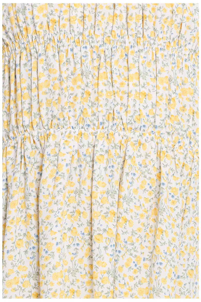 Tori Off the Shoulder Minidress, Alternate, color, YELLOW FLORAL