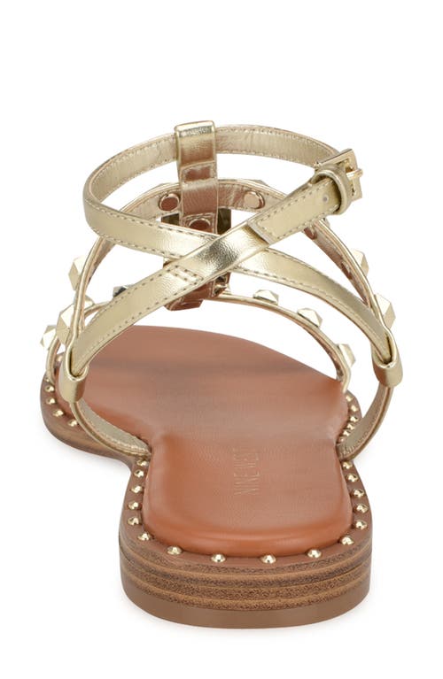 Nine West Marcila Sandal In Gold