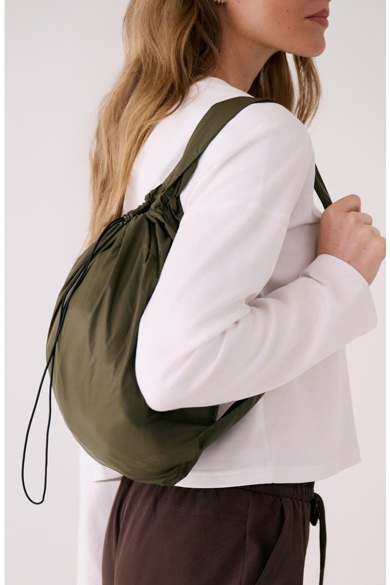 Lachine Oversize Rain Coat, Alternate, color, MOSS