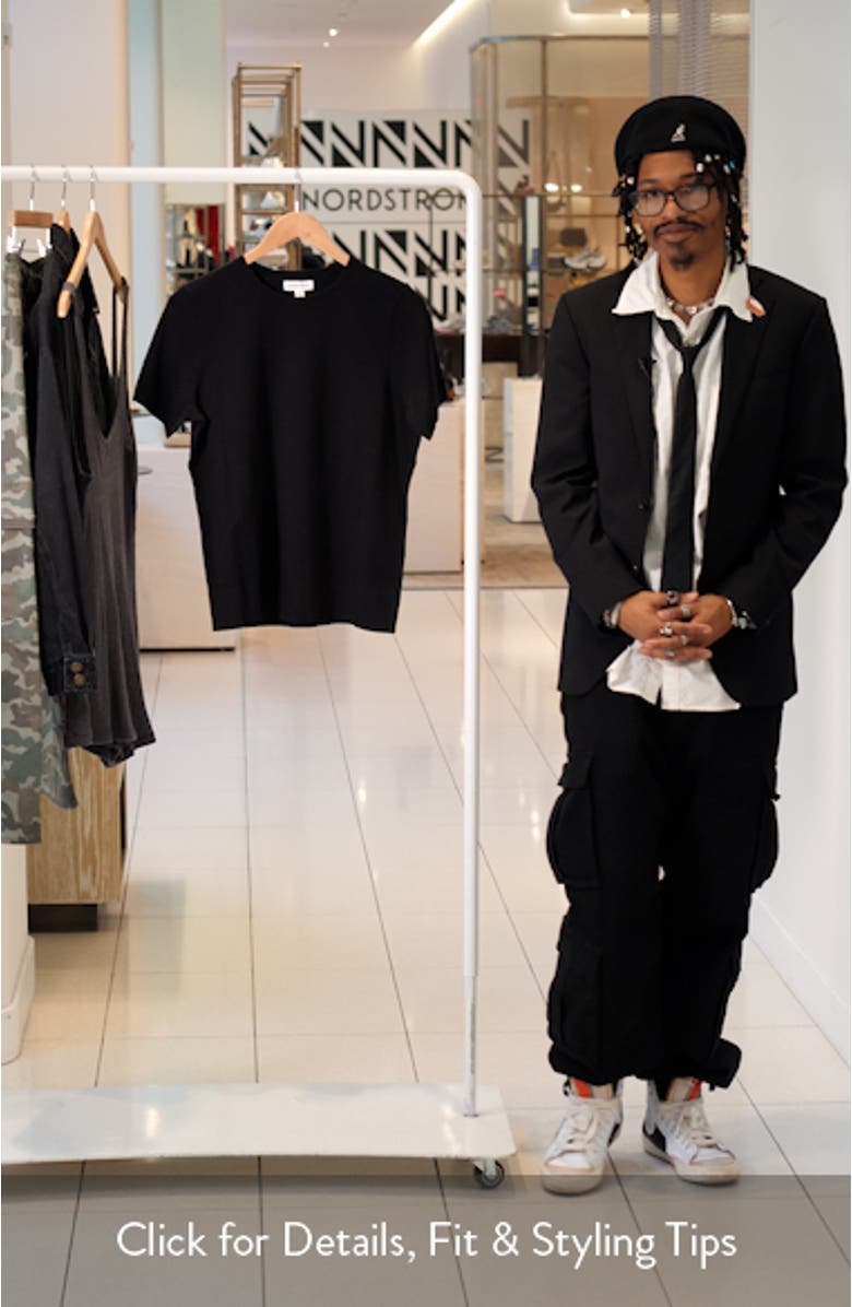 Slim Fit Short Sleeve Sweater, sales video thumbnail