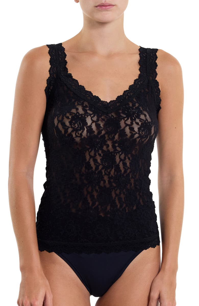 Hanky Panky Signature Lace Camisole, Main, color, Black