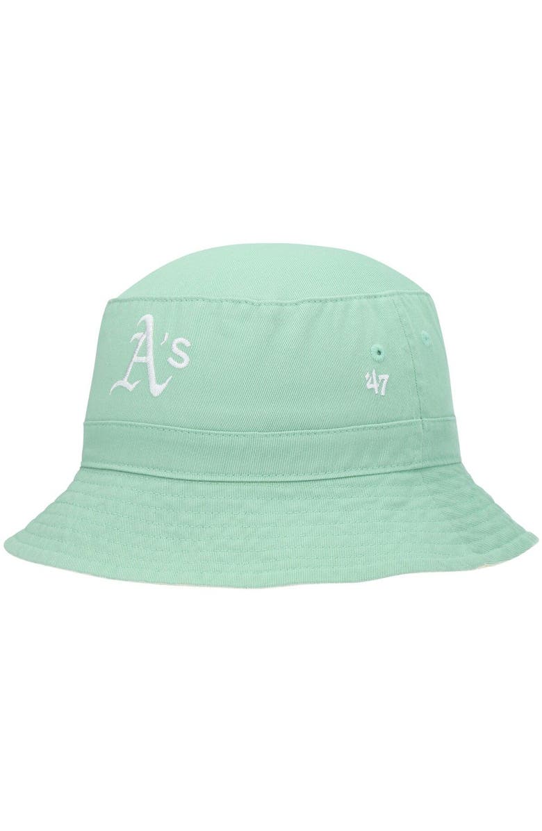 '47 Men's '47 Green Oakland Athletics Ballpark Bucket Hat, Main, color,