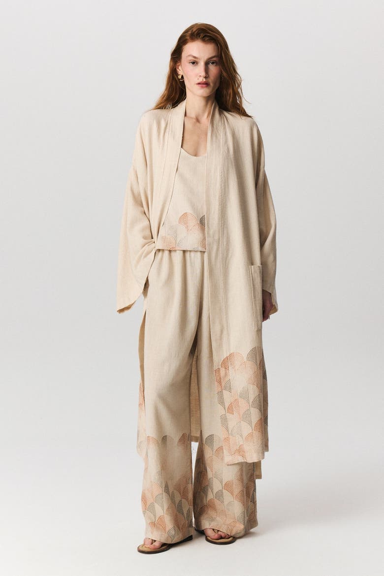 Tessera Bathrobe, Alternate, color, Beige