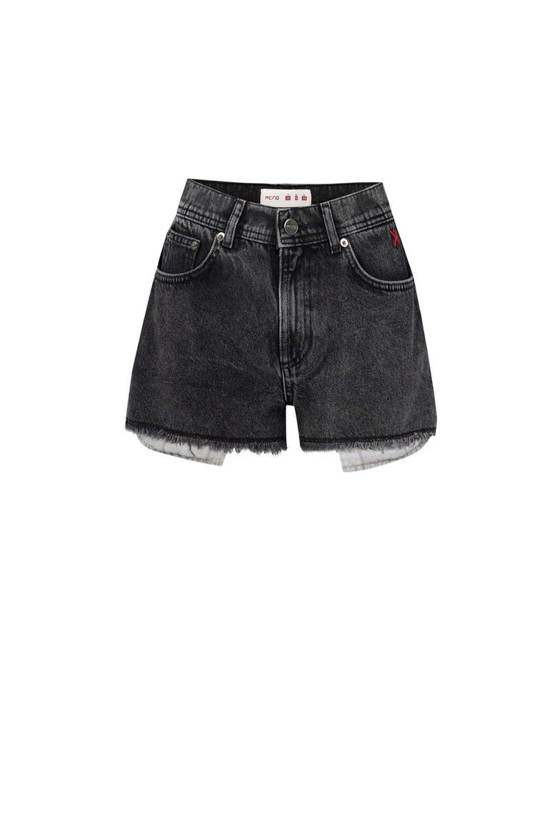 Free Heaven Normal Waist Mini Short, Main, color, black