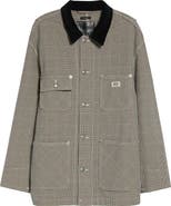 R13 Glen Plaid Relaxed Fit Chore Jacket