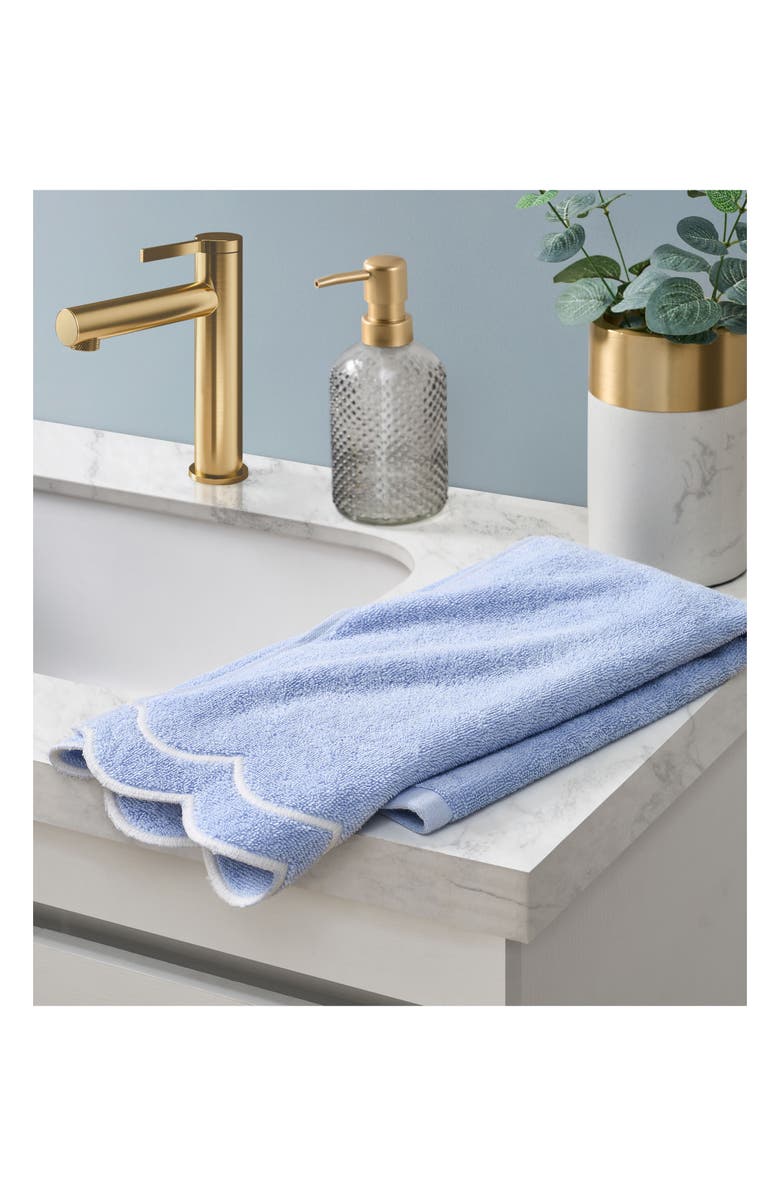 Peri Home Scallop Hand Towel, Alternate, color,