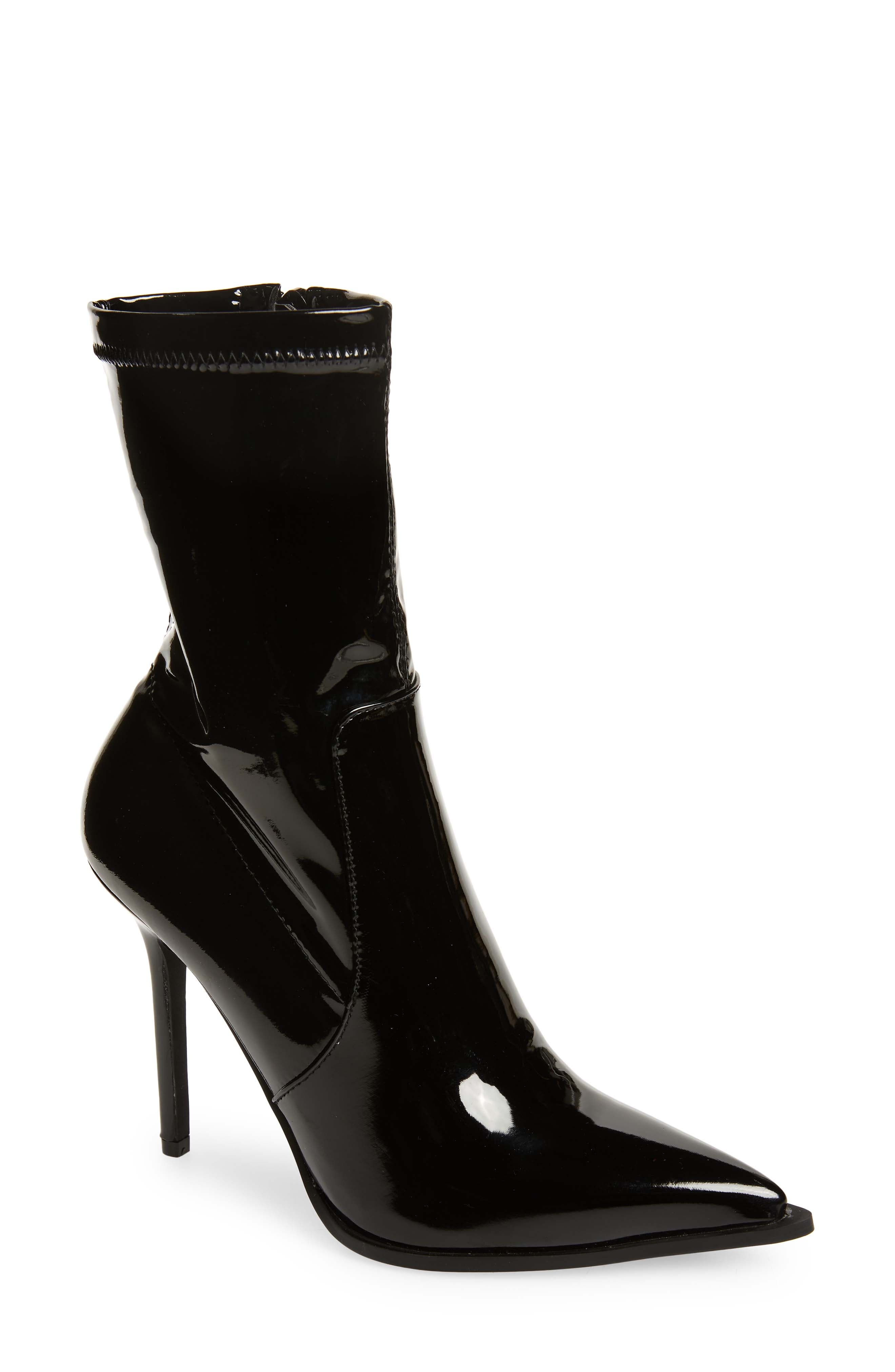 AZALEA WANG Isabella Pointed Toe Bootie, Main, color, 